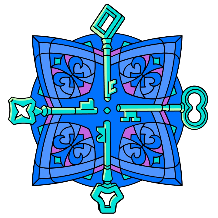 Four keys around one multisig